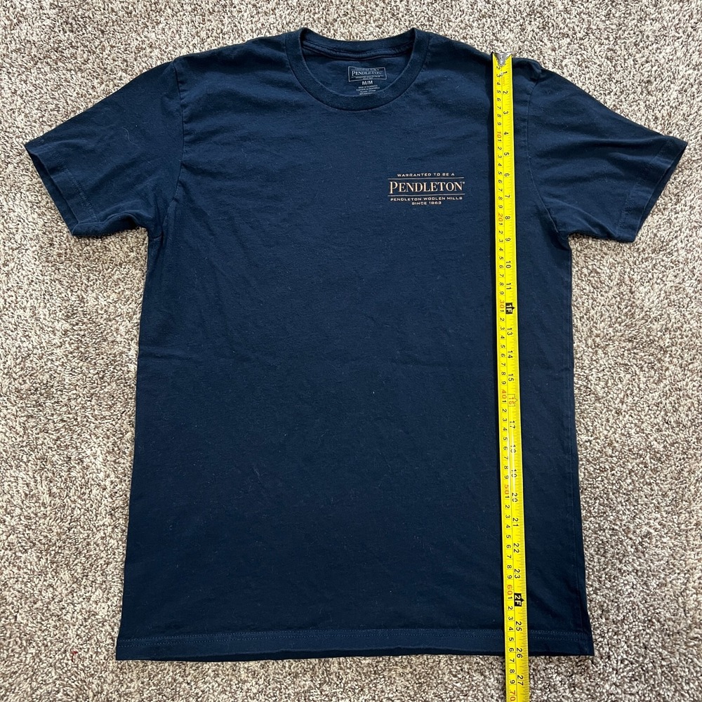 Pendleton Woolen Mills Adult Mens Medium Dark Blue T Shirt Soft Casual